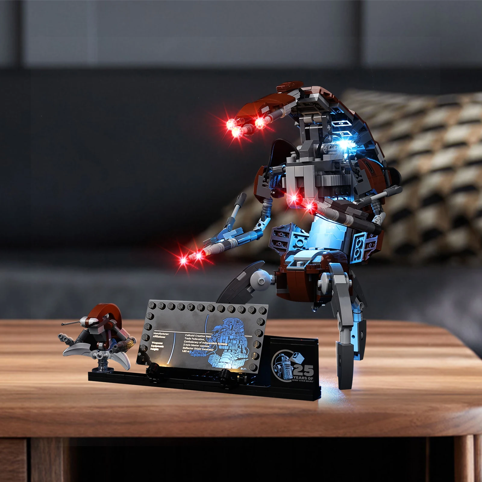 LED-Beleuchtungsset passend für LEGO Star Droideka 75381 Bausteine