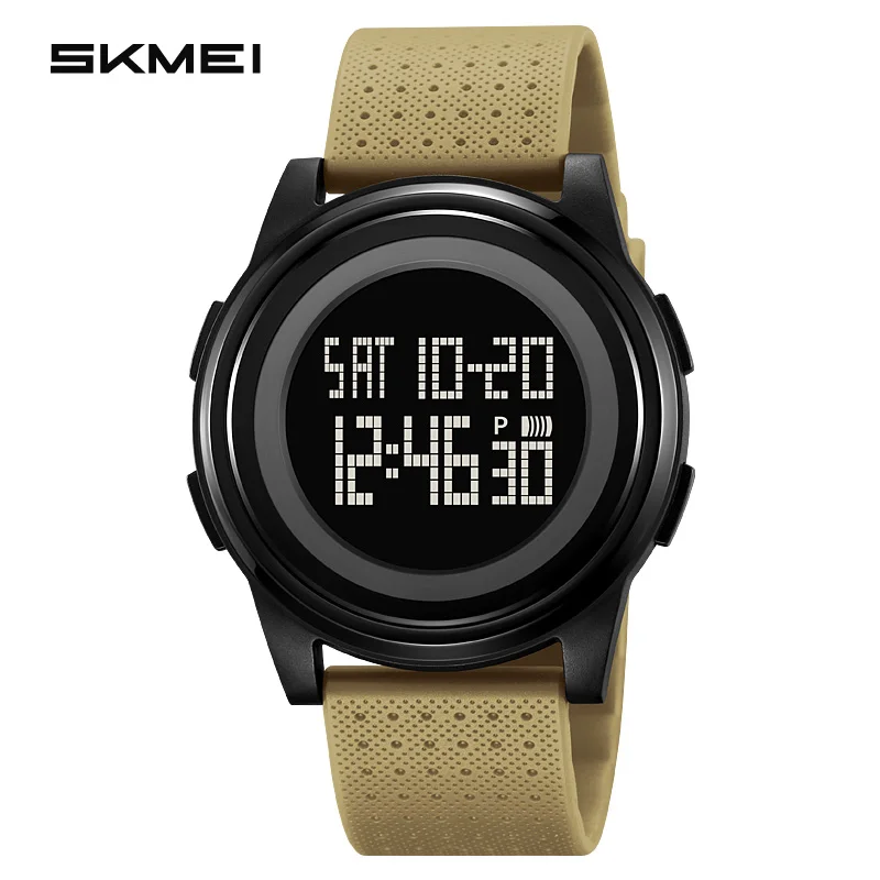 

SKMEI 2378 Waterproof Stopwatch Army Wristwatches Clock Horloges Mannen Cool Digital Sports Watches for Men Women Student 5Bar