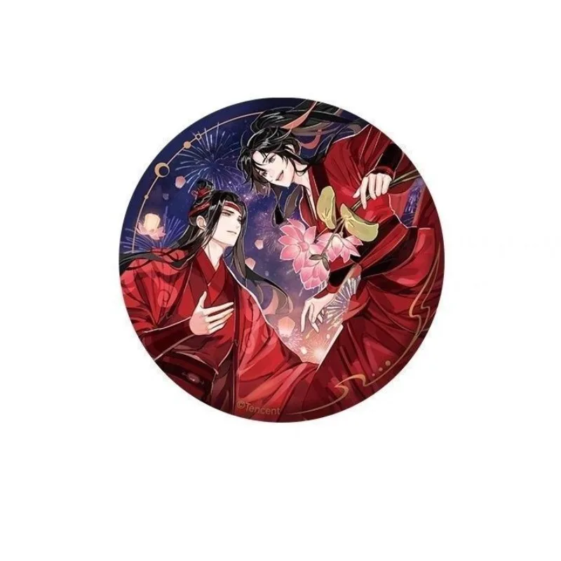 Mo Dao Zu Shi Wei Wuxian Lan Wangji Marriage Outfit Badge Brooch Pin Grandmaster of Demonic Cultivation Backpack Decoration Gift