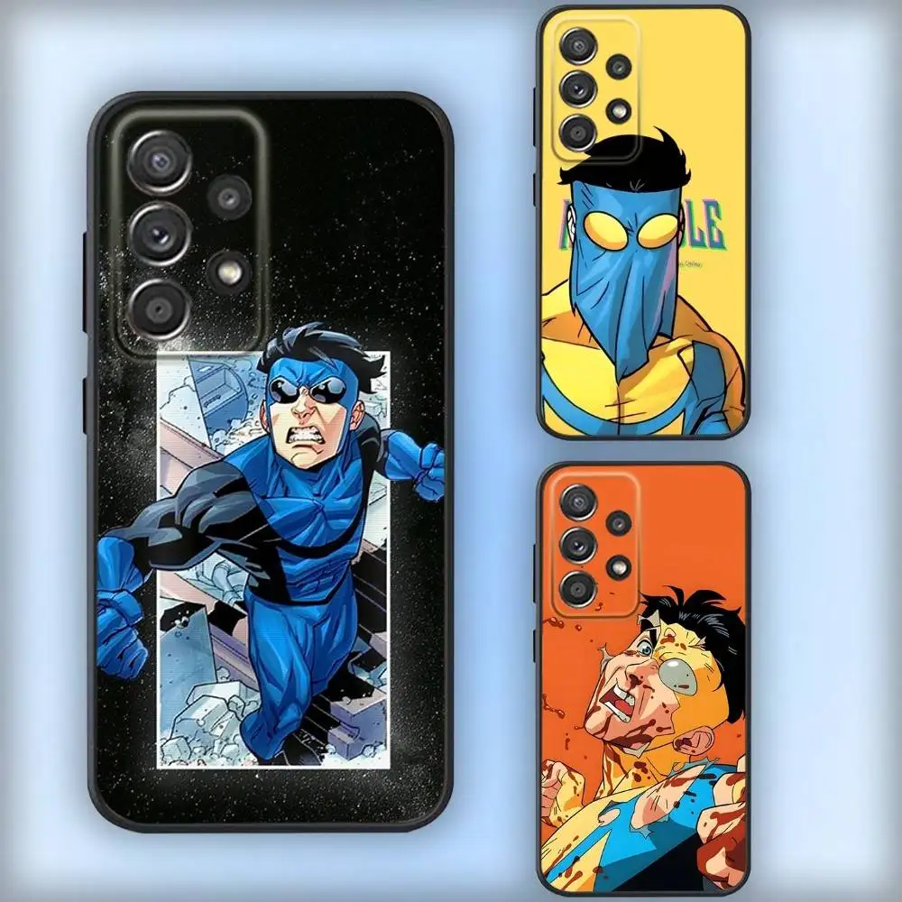 

Cartoon M-Mark G-Grayson Phone Case For Samsung S25,S24,S21,S22,S23,S30,Ultra,S20,Plus,Fe,Lite,Note,10,9,5G Black Cover