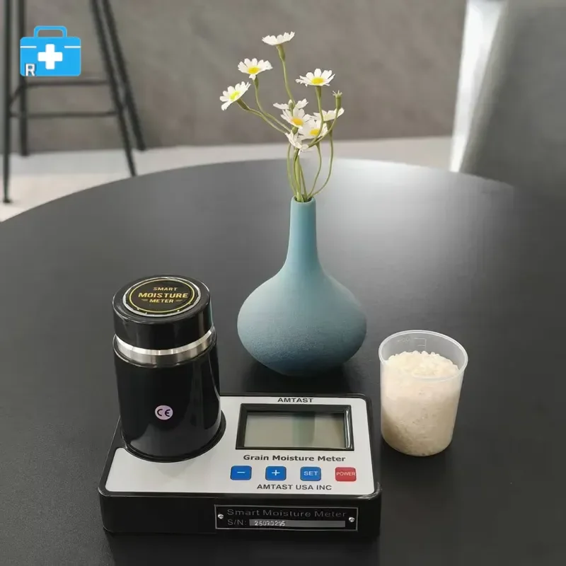 Portable intelligent mixed rice moisture meter, rice moisture content tester