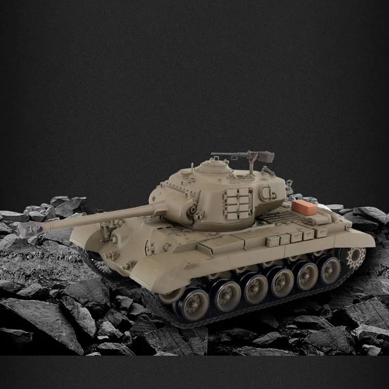 Henglong 3838-1 Large Battle Tank 1:16 Model American M26 Panxing Heavy Tank Rc Children's Sports Simulation Tank Toy