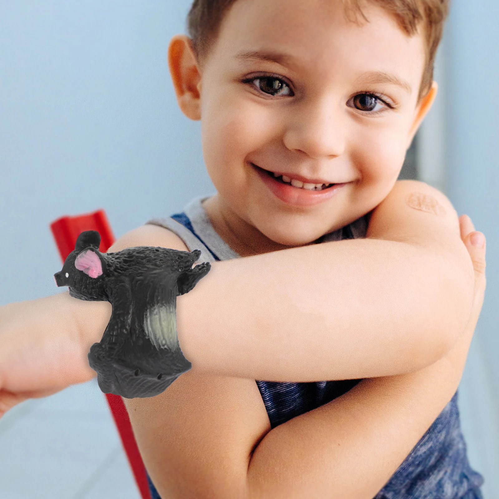 

Cartoon Animal Slap Bracelet Kids Plaything Lovely Wristbands Decorative Slap Circle Bracelets for Girls Boys Party