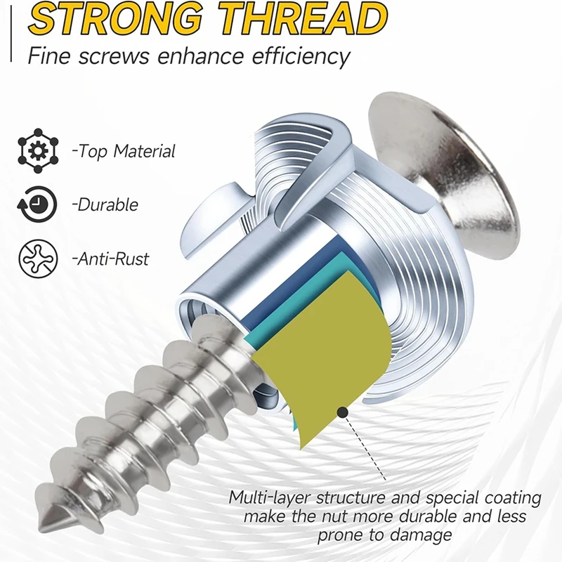 Nuts,T-Nuts,4-Claw Nuts For Bolts And Rod Casters,Hardware Nuts