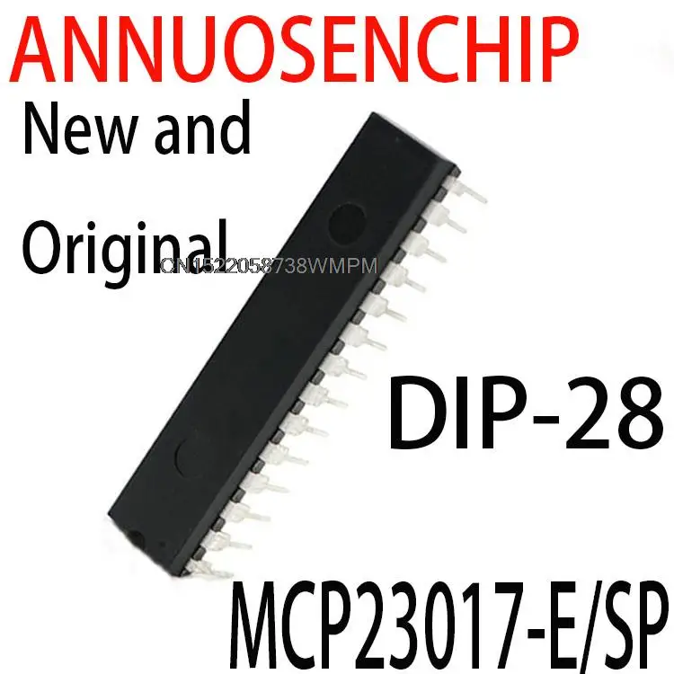 100PCS New and Original  DIP28 MCP23017 - E/SP MCP23017-E DIP new and in stock IC chip MCP23017-E/SP