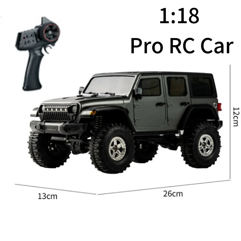 JJRC 8801 Upgraded PR0 Exclusive Black Samurai 1/18 Full Proportional 4WD Suspension Off-Road Car Model