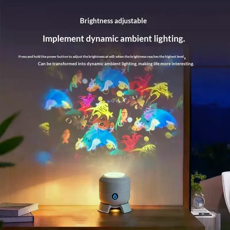 /PFU/Kids Night Light Projector 3 Projection Effects For Bedroom Nursery Holiday Gifts Dynamic