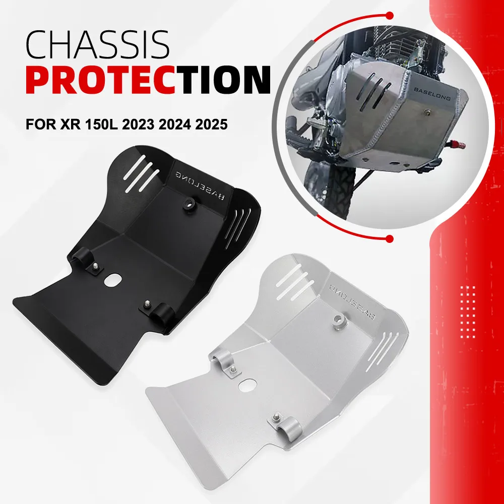 

XR150L Skid Plate Bash Frame Guard FOR Honda XR 150L 2023-2025 2026 Motorcycle Accessories Engine Guard Chassis Protection Cover