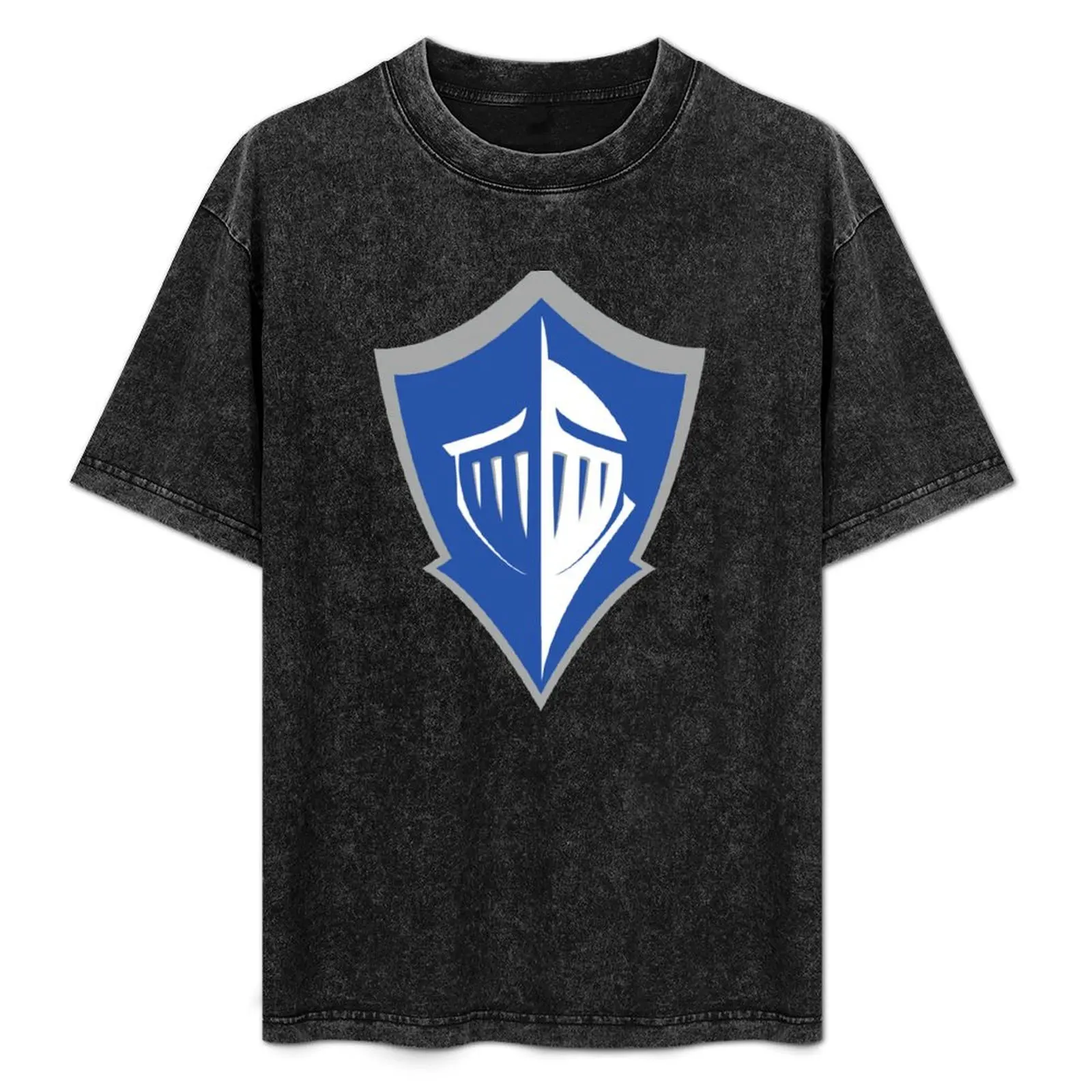 

Lynn University Fighting Knights T-Shirt Simple Solid Color Crew Neck Tee