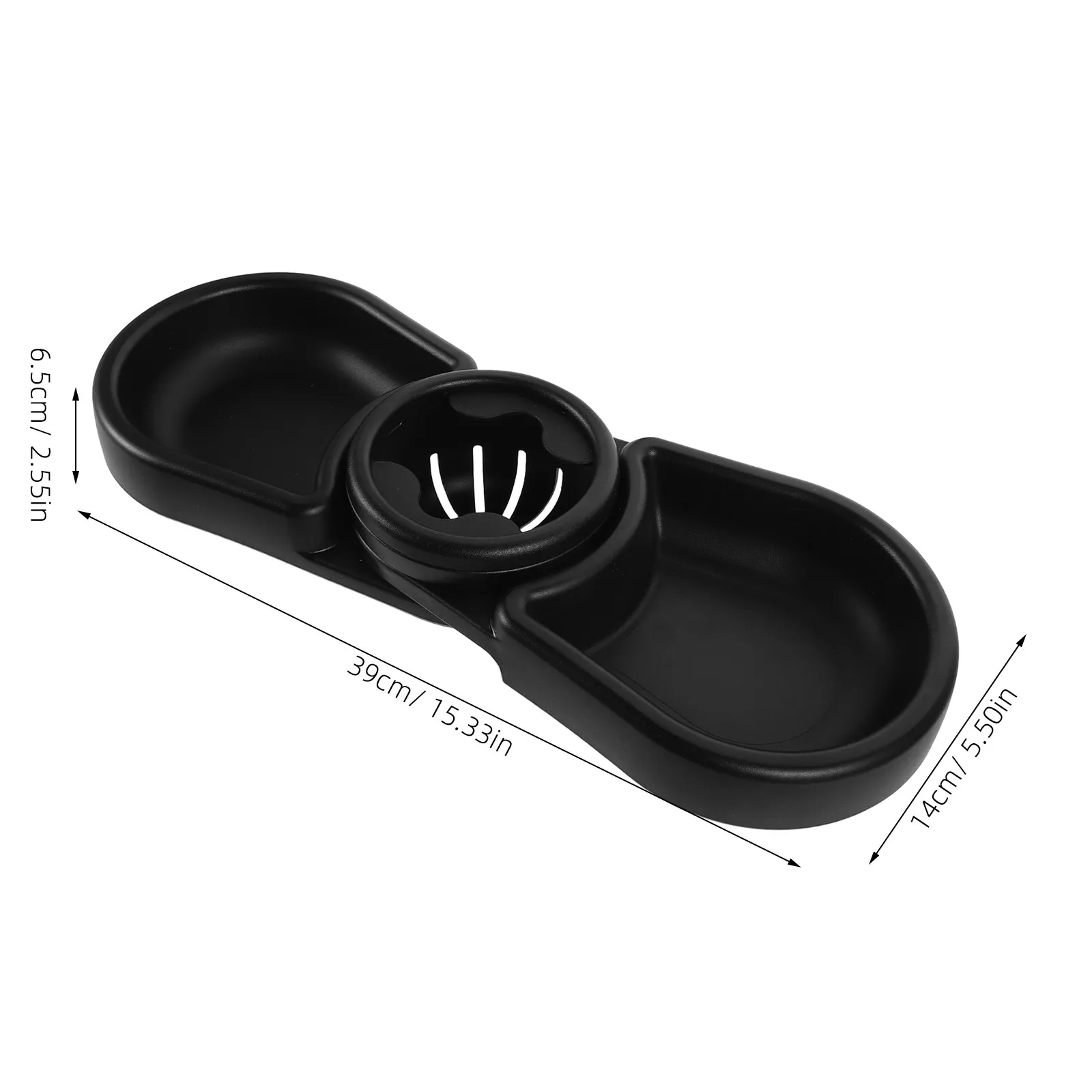 Baby Stroller Tray Universal Snacks Tray with Cup Holder 3-in-1 Design Food Surface Removable Easy Wipe Clean - view 3