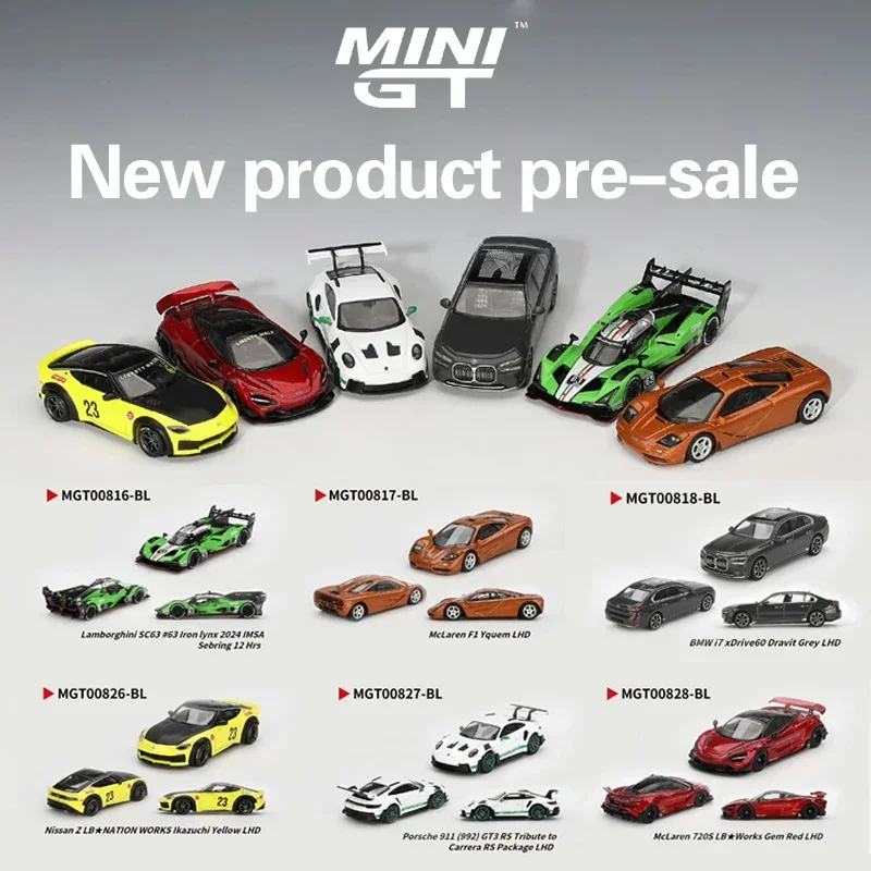 

PreSale MINI GT 1:64 предварительная продажа Коллекционная серия коллекционные модели автомобилей коллекционные игрушки