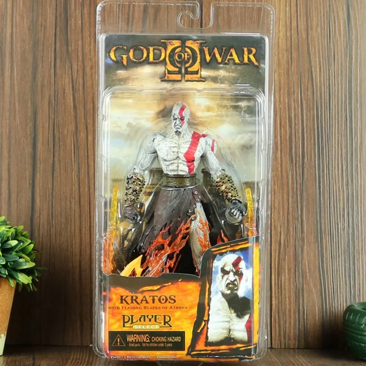 20CM NECA Action Figure God of War Ghost of Sparta Kratos In Ares Armor W Blades Action Figure Collectible Model Toys Doll Gift