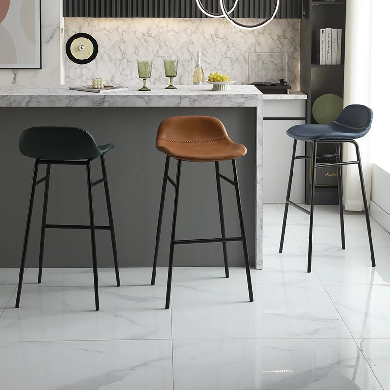 Esthetician Height Bar Stools Ergonomic Professional Modern Nordic Bar Stools Magazine Sustainable Taburete Cocina Furniture