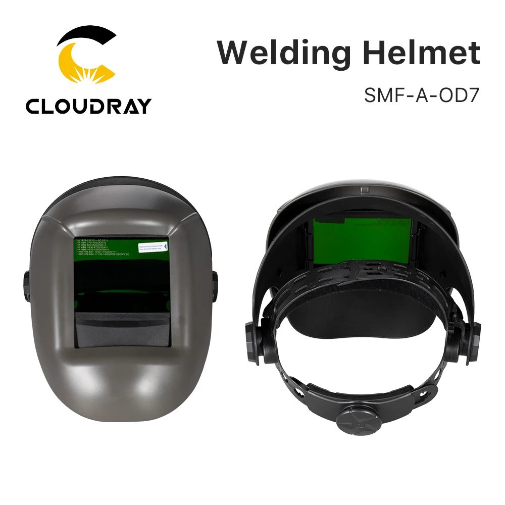 Cloudray 190-450nm & 900-1800nm Laser Safety Welding Helmet OD7+ Fiber YAG UV Laser for Laser Welding Cutting Machine