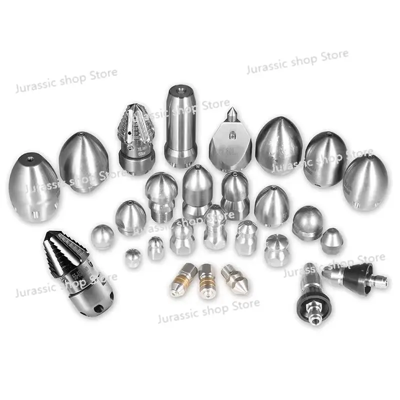 

1/2 Internal Threaded Pipeline Dredging Mine Nozzle High Pressure Rotary Nozzle for Cleaning Mud and Dirt in Sewage System