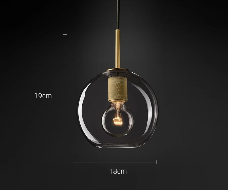 YEBMLP Nordic minimalistische gouden hanglamp creatieve glazen kroonluchter binnen hanglamp keuken eetkamer salon café droplight