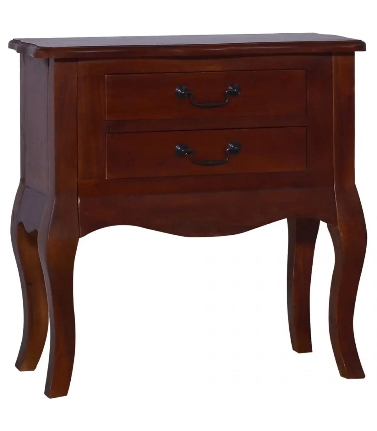 Bedside tables classic solid wood mahogany brown 60x30x60 cm bedside table