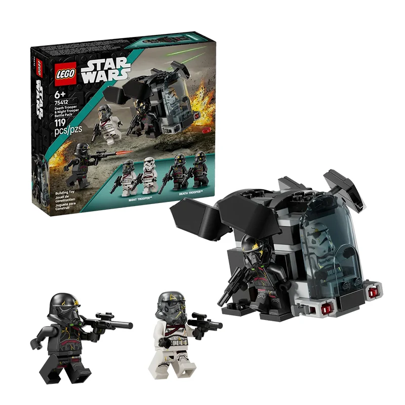 レゴビルディングブロック-75412-スターウォーズデス・トルーパー-ナイト・トルーパーバトルパックホットセールコレクタブルモデルおもちゃギフト