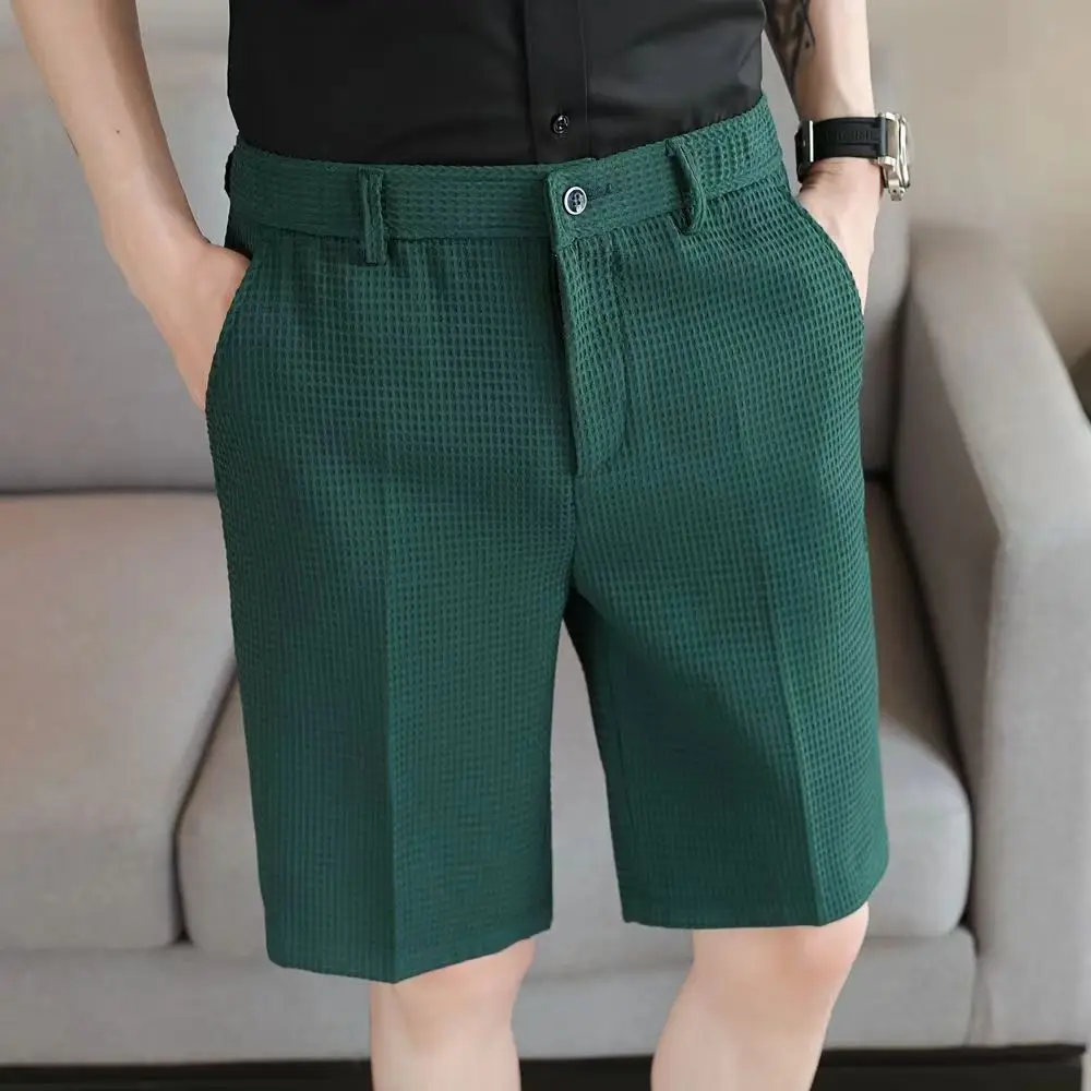 Summer Fashion Brand Thin Five-point Pants Summer New Men's Casual 5-point Medium Pants High-end Shorts Men's Style