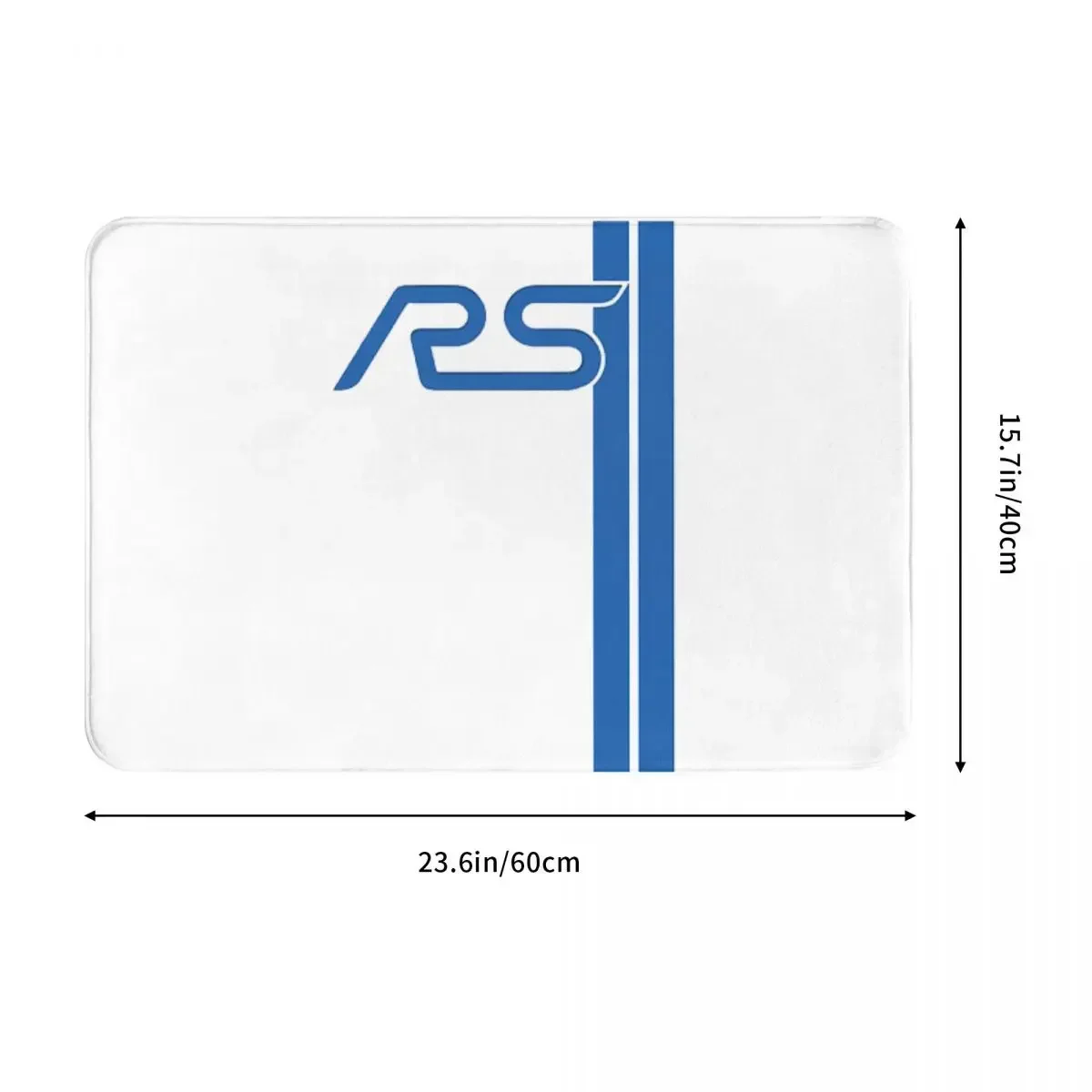 Ford Focus Rs Nitrous Blue Racing Stripes Non-slip Doormat Floor Mat Cushion Carpet Rug for Kitchen Entrance Home Footpad Mats