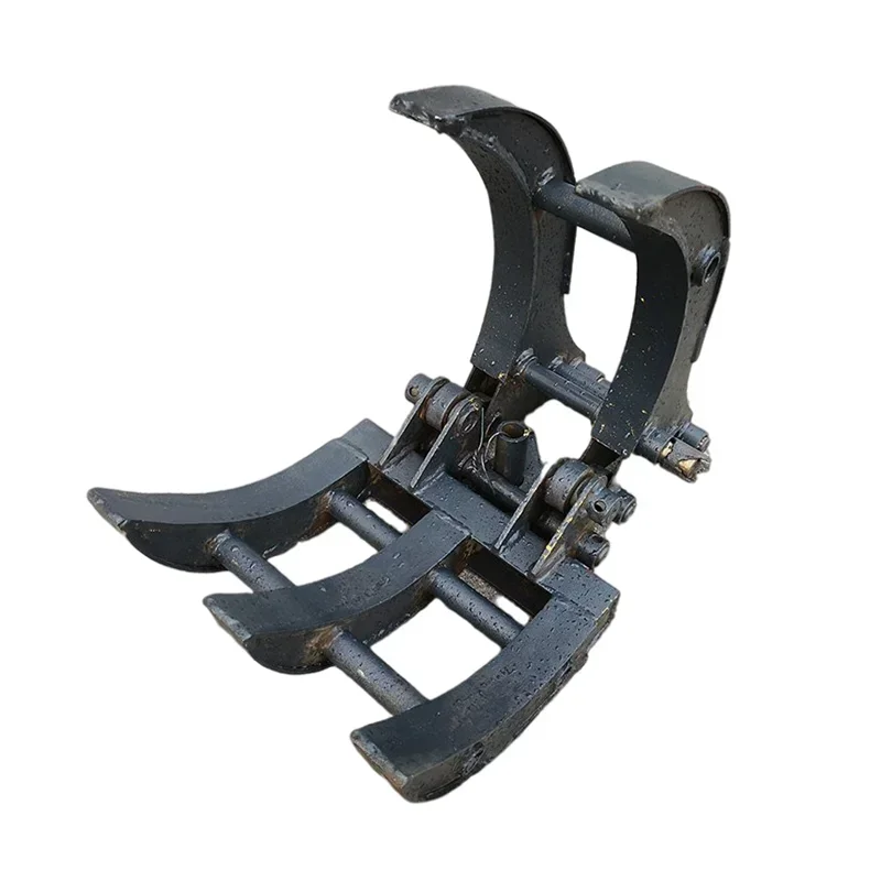 Demolition Grapple Mechanical Log Grab for Excavator Wood Grabber