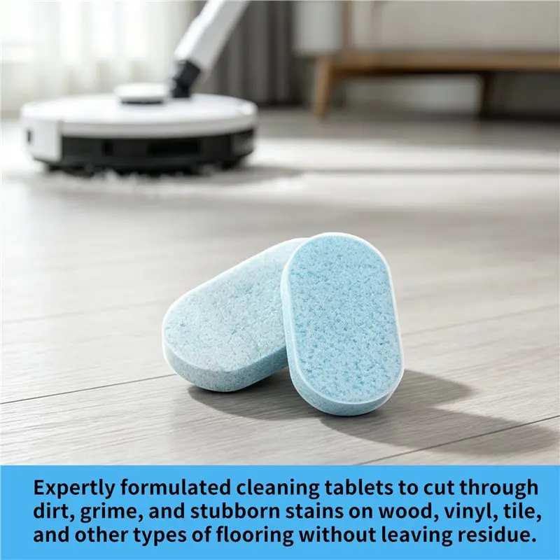 LITE-30PCS Flooring Cleaning Tablets All-Purpose For Narwal J4/J4 Lite /J3 Vacuum Household Cleaner Tablets Parts