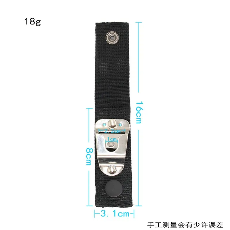 Shoulder Mic Portable Waist Hanger Bracket,Epaulet MOLLE Tactical Vest Radio Mount,Universal Metal Hook For Baofeng YAESU Mic