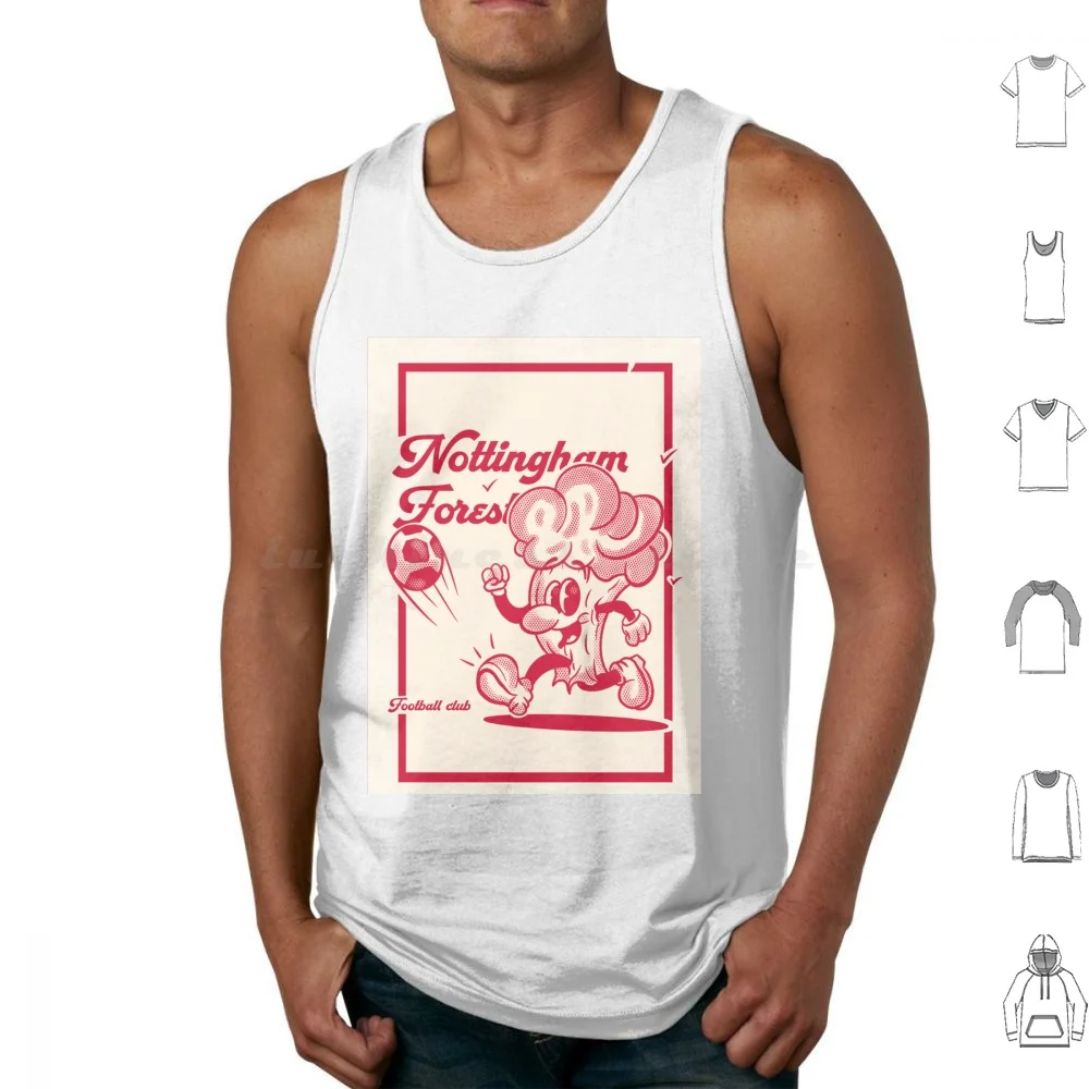 The Trees Of The Tank Tops Vest Sleeveless Nottingham City Football Soccer Cartoon Rubberhose Sport Forest