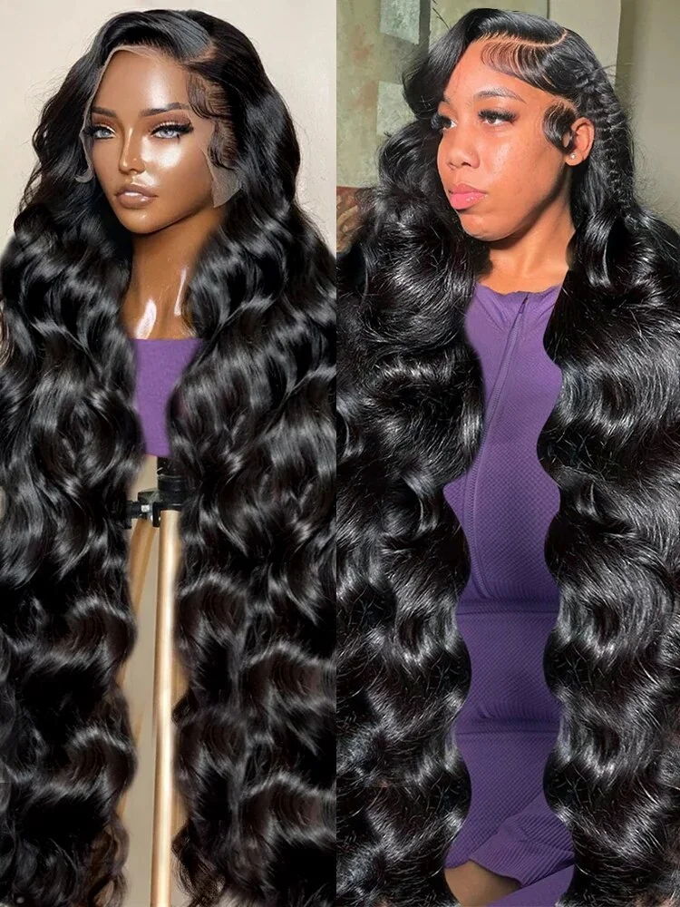 30 36 Inch Body Wave 13X6 Hd Lace Frontal Wig 13X4 Lace Front Human Hair Wig Loose Wave Hd Lace Wig 13X6 Human Hair