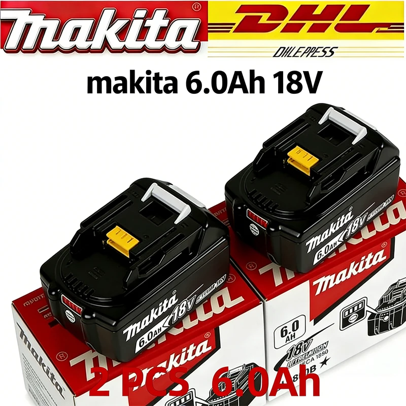 100% Original 18V Makita 6Ah Ersatzakku Bl1840 Bl1830B Bl1850B Bl1850 Bl1860 Bl1815 Lithium-Batterie