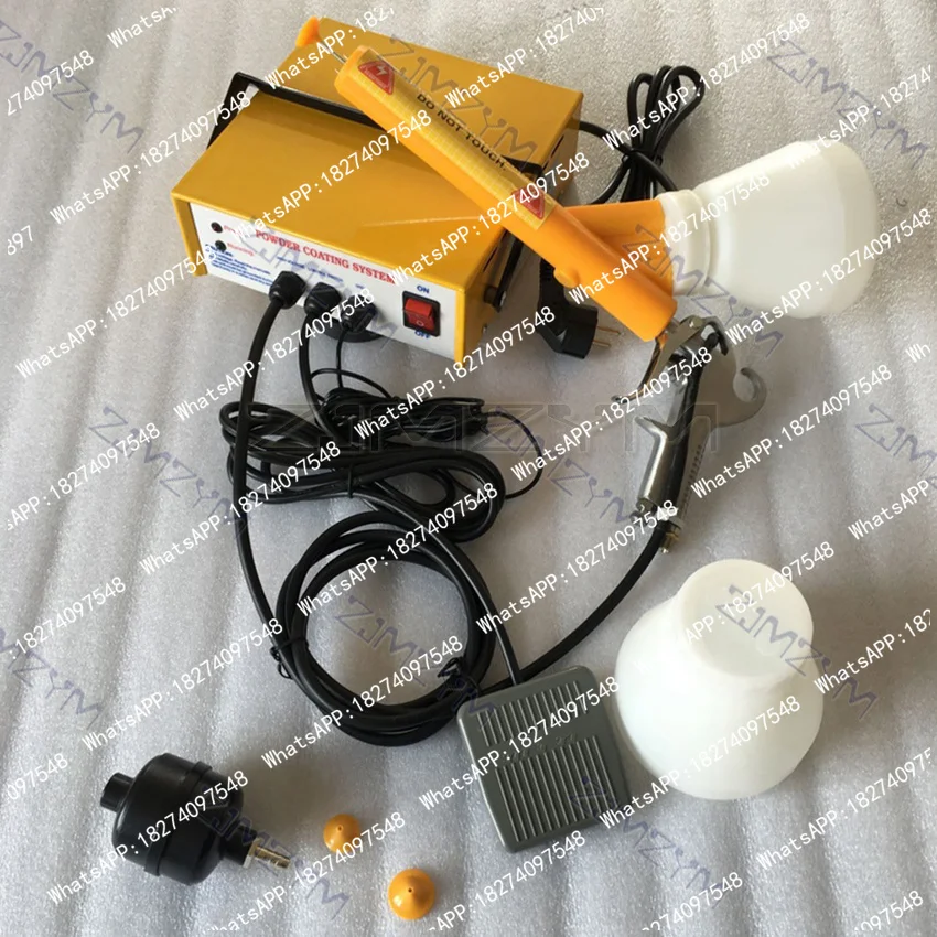 220V/110V Portable Spray Gun Electrostatic Spray Powder Coating Gun Small Spraying Equipment