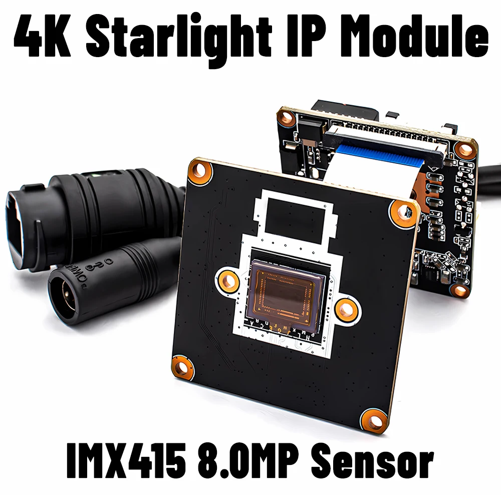 

WGWK 4K 30FPS IP Camera Module 8.0Megapixel IMX415 Sensor Real Time Ultra Low-illumination RTSP P2P Onvif Security Webcam Board