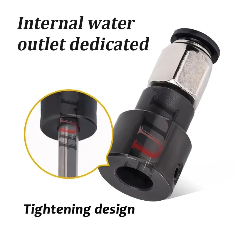 Conversion  Cooling Tungsten Tool Lnternal Cooling Interface Lnternal Steel Car Tools Holder Joint Lnternal Water Outlet Fitting