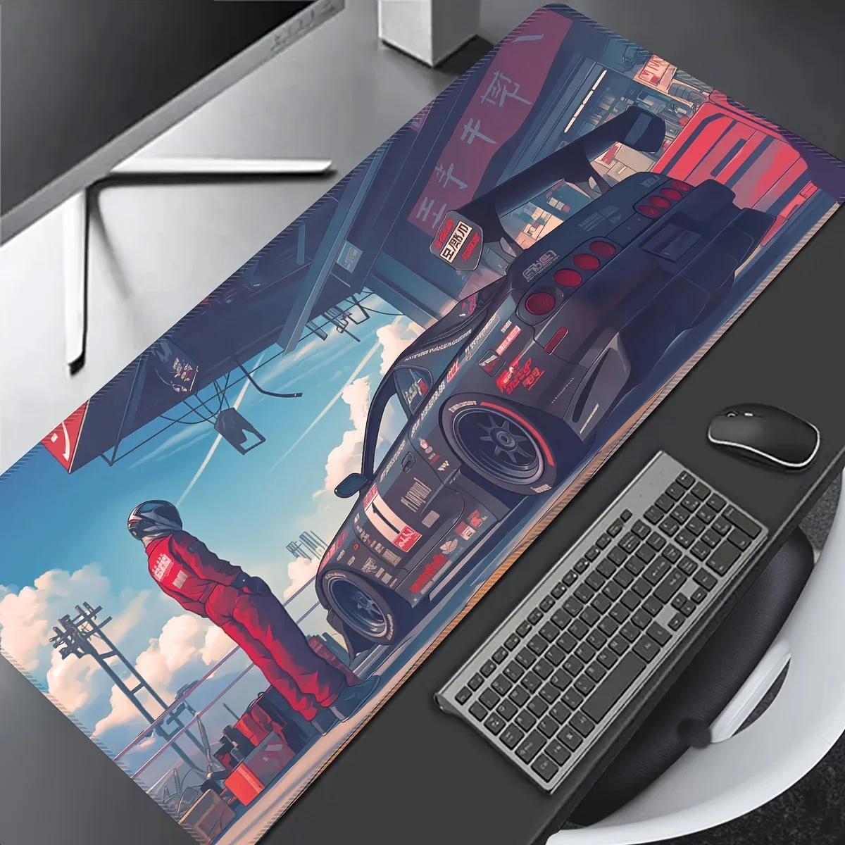 New Arrivals Sports Car Mouse Pad 90x40 Gaming Accessories Office Gamer Keyboard Desk Mat Non-Slip Laptop Large Anime Mousepad