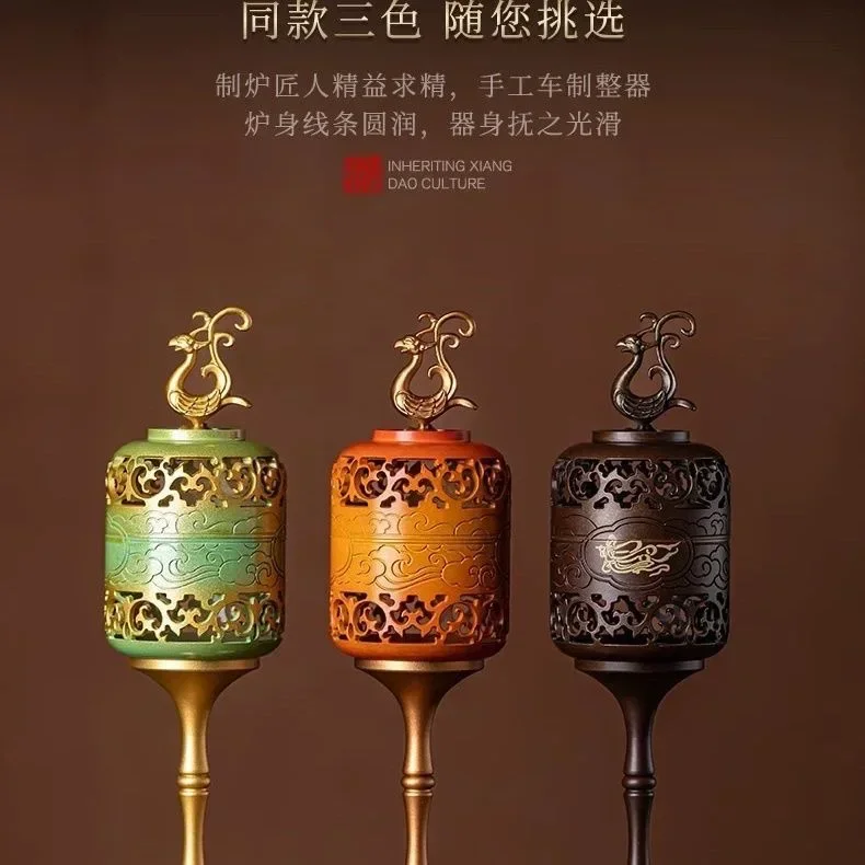 Antique Chinese Palace Lantern Aromatherapy Stove Creative Ornament Indoor Sandalwood Zen Decoration Merchandise Souvenirb21