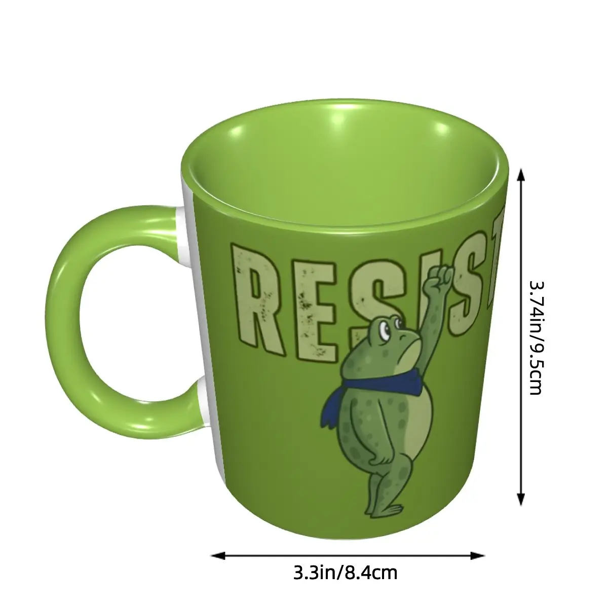 Novelty Portland Frog Protest Resist Portland Frog Protest Resist Coffee Cup Home Mug 3