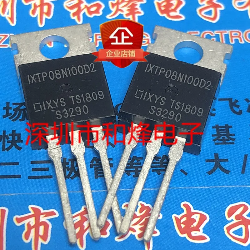 

Оригинальный Новый IXTP08N100D2 TO-220 1000V 800mA, 30 шт.