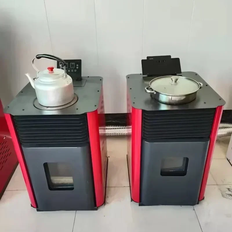 Can Cook Pellet Stove 12kw Auto-feeding And Auto-ignitor Wood Pellet Stove Automatic Pellet Stovecheap And Fine