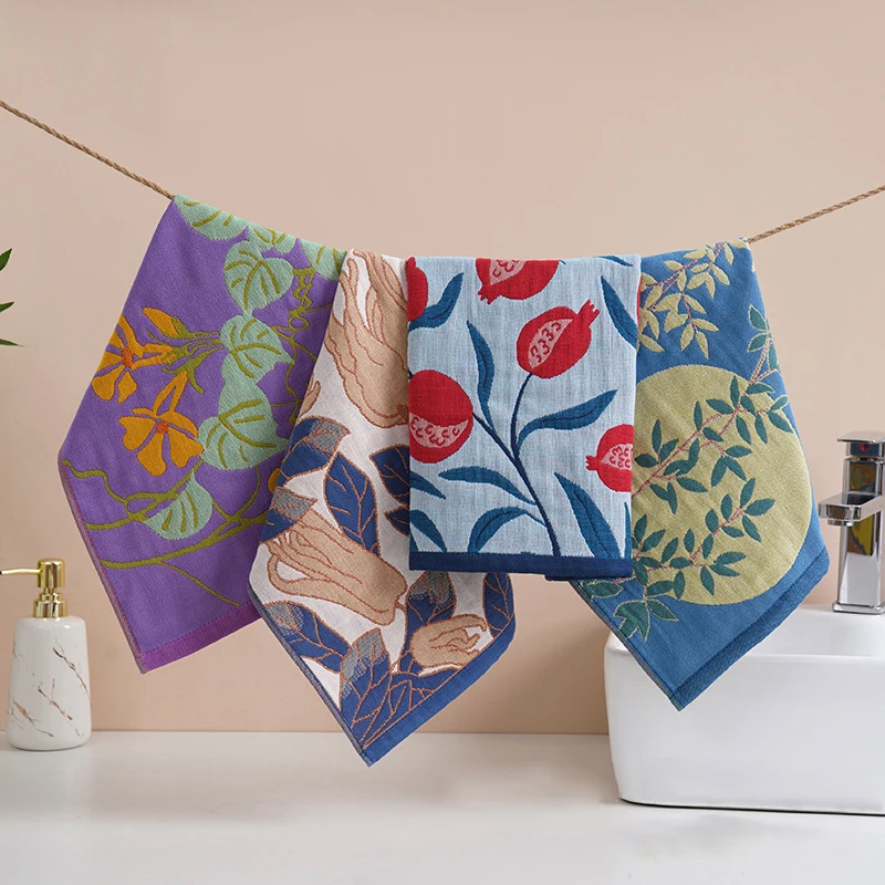 34x40cm Large Kitchen Towel Quick-drying Four-layer Cotton Gauze Decorative Family Dining Room Tea Towel Household Accessories