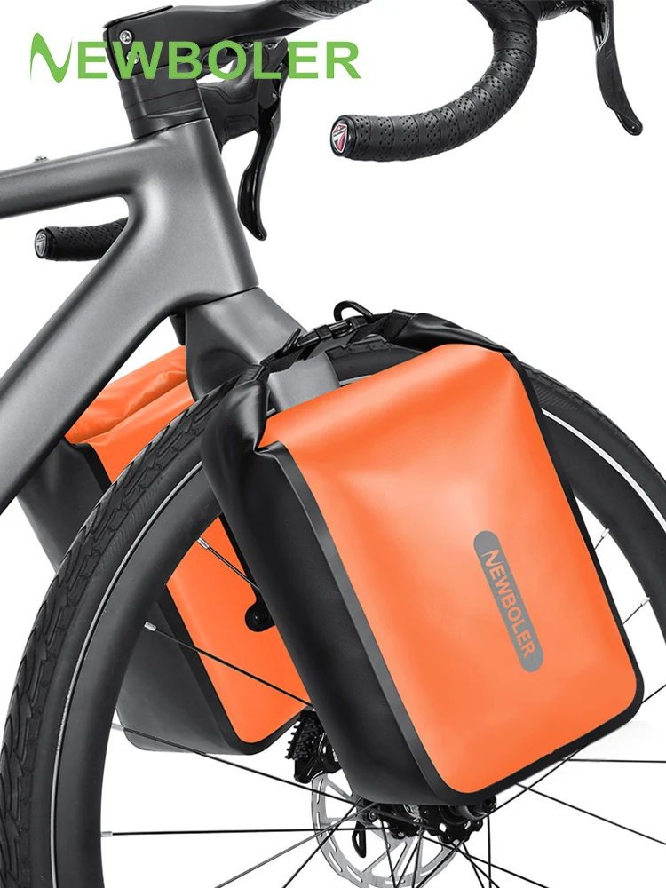 AliExpress NEWBOLER 10L Large Capacity Bicycle Bag Waterproof Electric Hunting Bike Bag Bike Quick Release Fork Bag Bike Rear Seat Bag