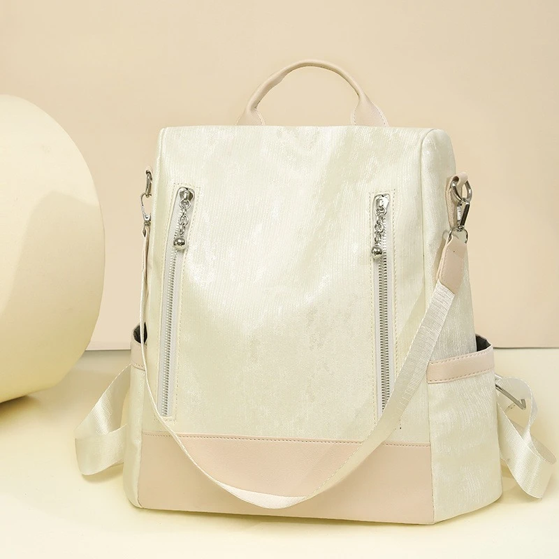 Europe and the United States new anti-theft shoulder bag texture ladies backpack out leisure trend multi-purpose shoulder bag.