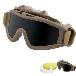 Hunting Military Tactical Protective Glasses Sport Sunglasses Anti-Impact Men Outdoor Airsoft Paintball Goggles