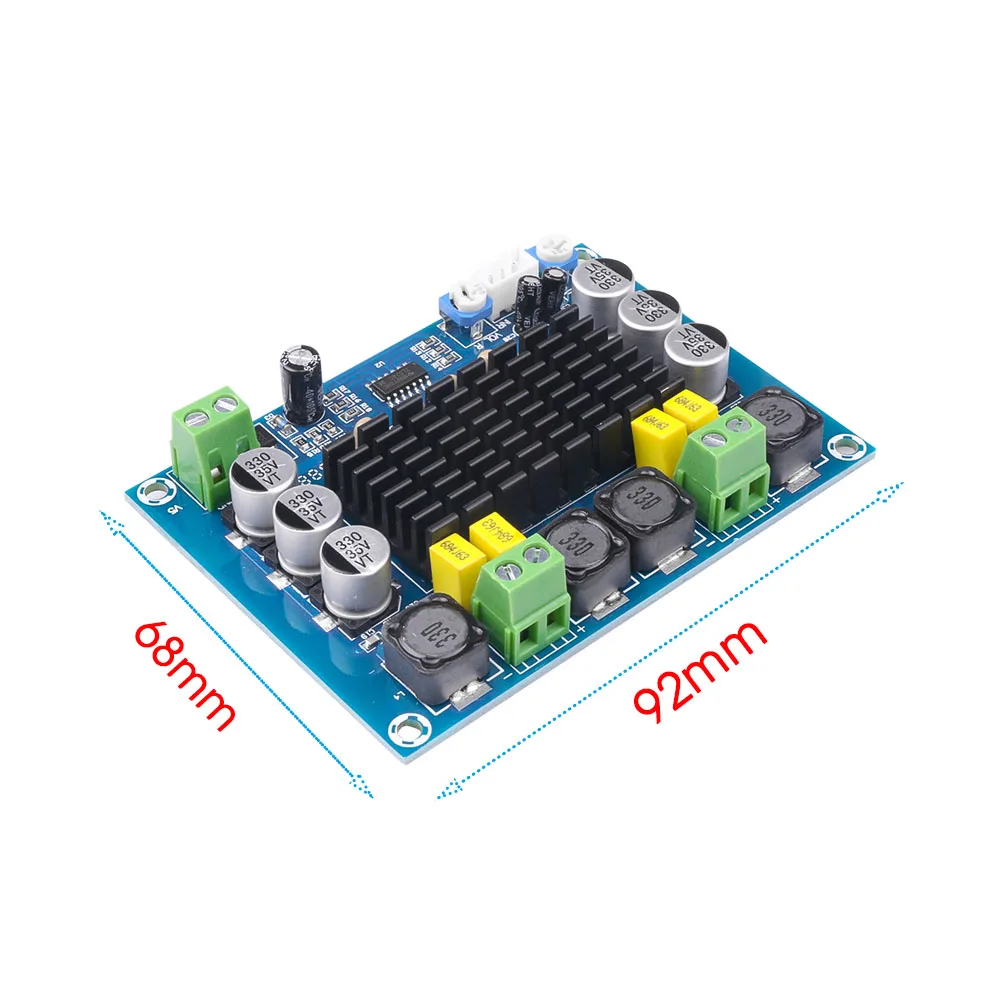 1PCS DC12-26V 2*120W Dual Channel Digital Stereo Audio Power Amplifier Board High Power CS8673 DIY 240W Amplificador Sound Board