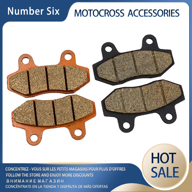 Motorcycle1 Pair Front Disc Brake Pads for 50cc 110cc 125cc 140cc 150cc 160cc 175cc CRF KLX TTR GPX Pit Dirt Bikes