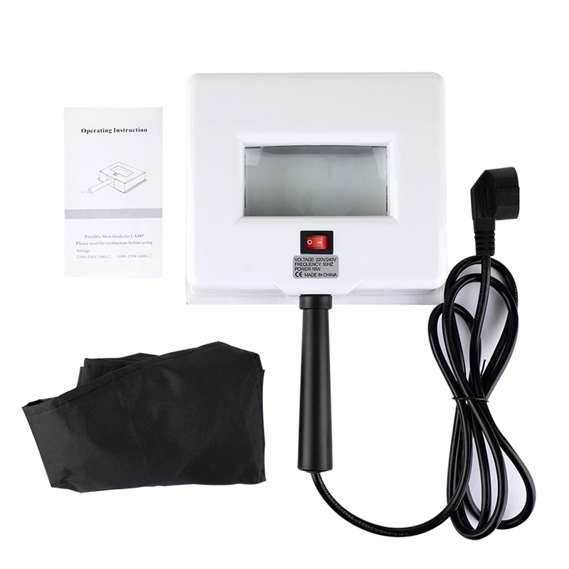 Skin UV Analyzer Wood Lamp Facial Skin Testing Examination Magnifying Analyzer Lamp Machine SPA Skin Care Tools