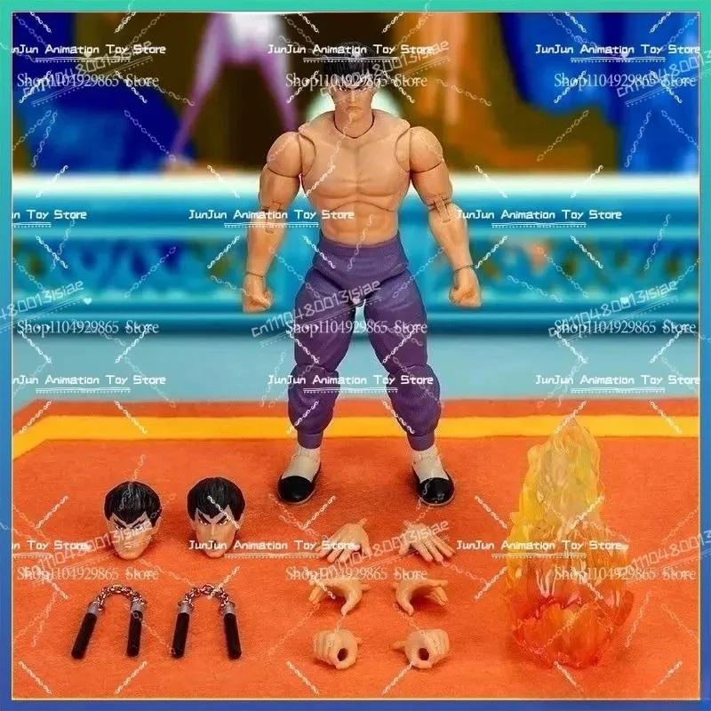 Op voorraad: Jada Toys Ultra Street Fight II Baison, Akuma, T. Hawke, Violent Ken, RYU, Guile – 15 cm actiefiguur, verzamelobject.