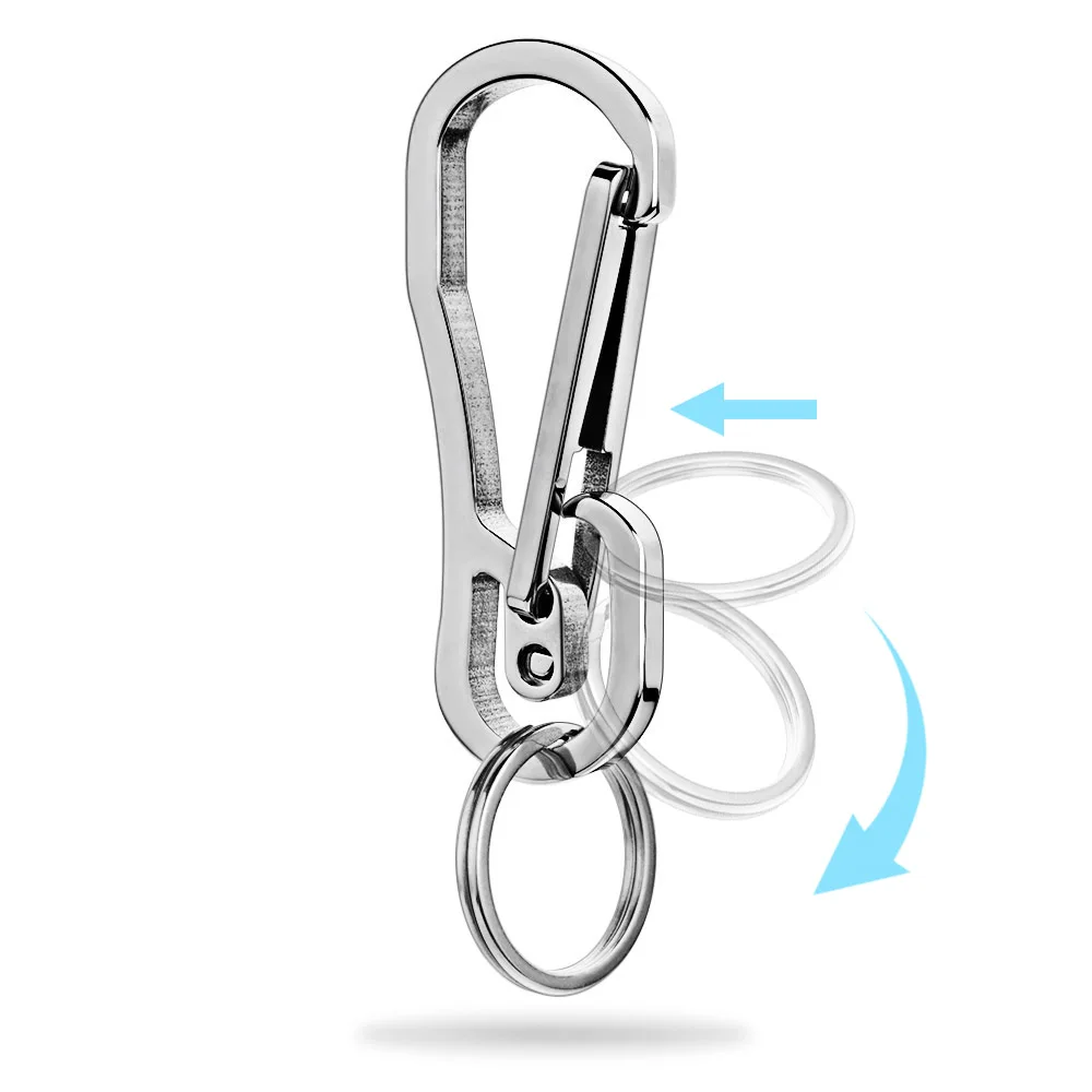 Personalized Stainless Steel Keychain with Custom Lettering