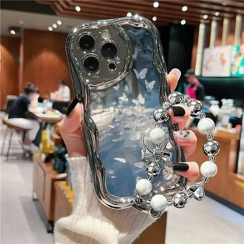 Ice Butterfly Phone Case For Samsung Galaxy S24 S23 Ultra S20 FE S21 S24 Plus A05 J7 J2 Prime G530 Soft Silicone Cover