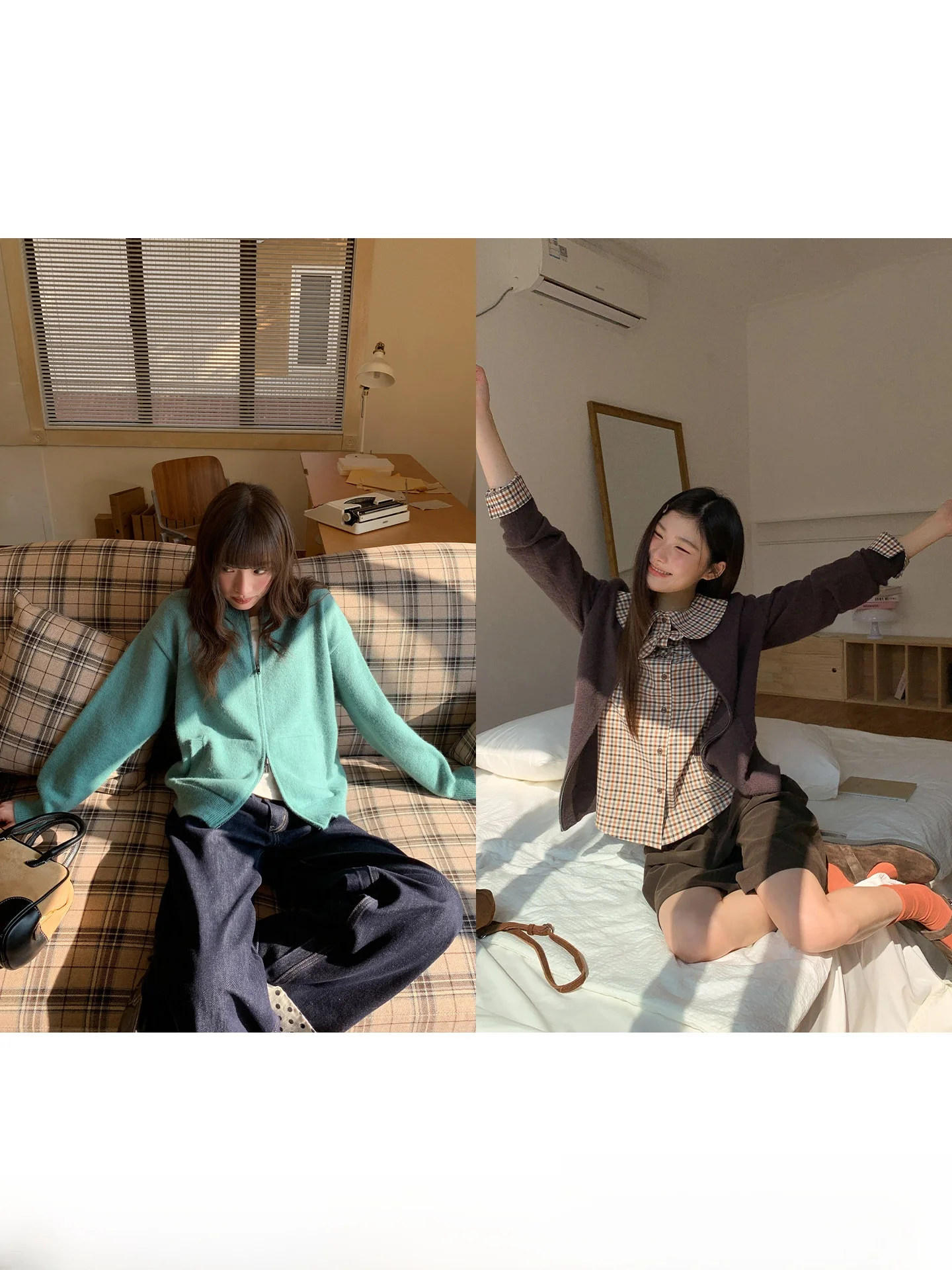 

Мягкий уютный вязаный кардиган на молнии с круглым вырезом, женский, весенний, новый дизайн, повседневный стиль, модный топ для женщин