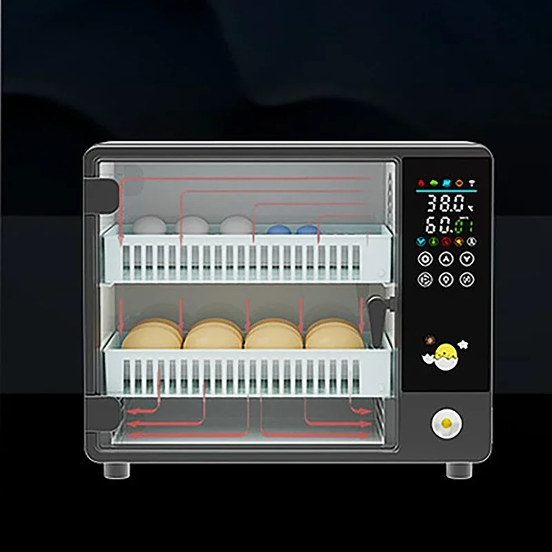 Imagem -04 - Incubadora Digital Automática de Ovos Chocador de Frango e Codorna de Ganso Brooder Farm Chick Hatchery Machine 24 Ovos 110 v 220v